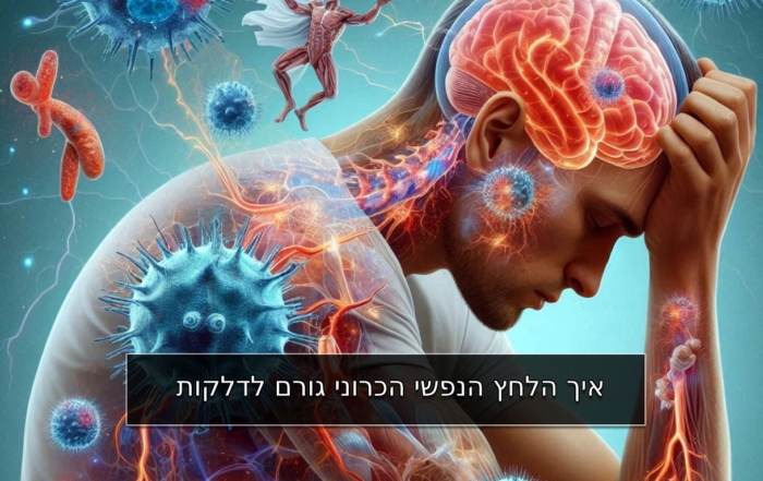 איך הלחץ הנפשי הכרוני גורם לדלקות