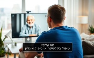 מה עדיף? טיפול בקליניקה או טיפול אונליין טיפול מקוון