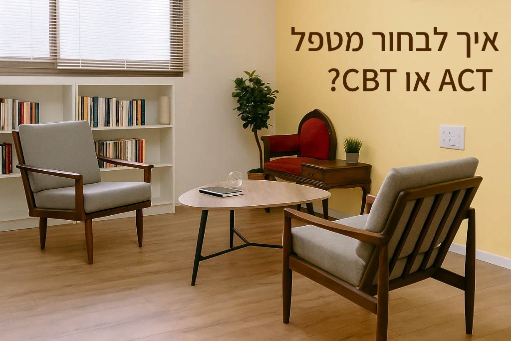איך לבחור מטפל CBT או ACT בתל אביב? קליניקה בתל אביב - מכון CBT ACT