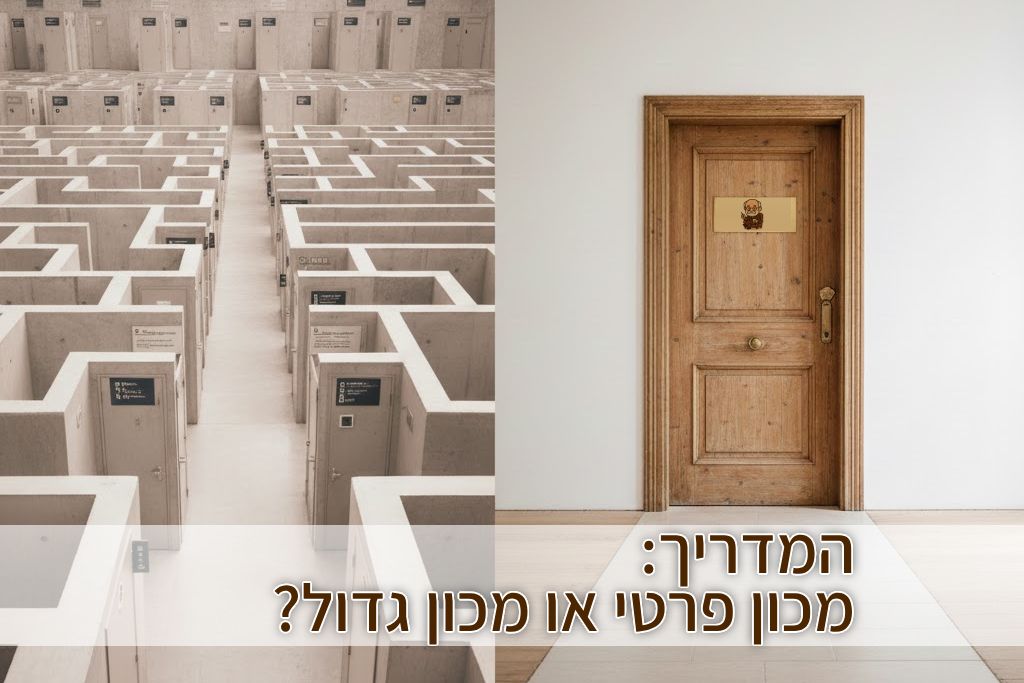 המדריך לבחירה נכונה: מכון CBT ופסיכותרפיה גדול או מכון CBT פרטי של מטפל מומחה?