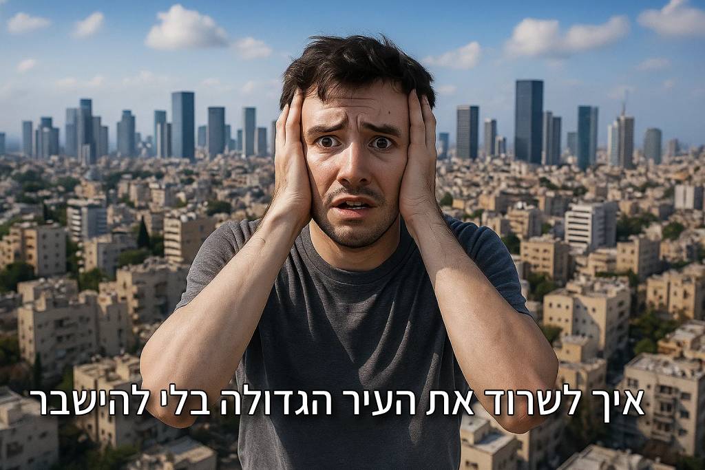 מדריך מעשי של מטפל CBT בתל אביב: איך לשרוד את העיר הגדולה בלי להישבר