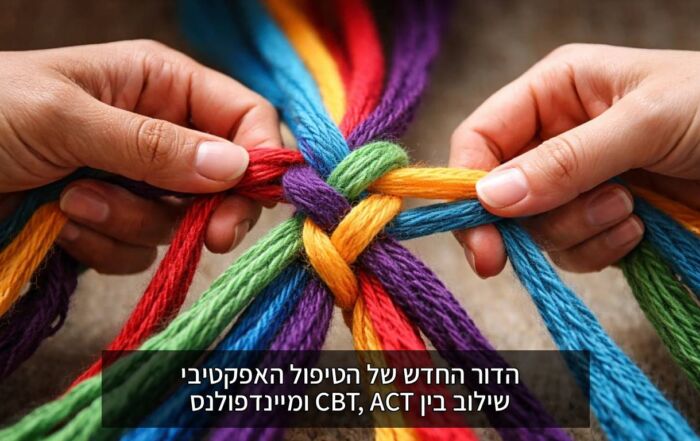 הדור החדש של הטיפול האפקטיבי: שילוב בין CBT, ACT ומיינדפולנס