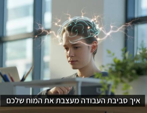 לא רק "עיצוב פנים": איך סביבת העבודה מעצבת את המוח שלכם